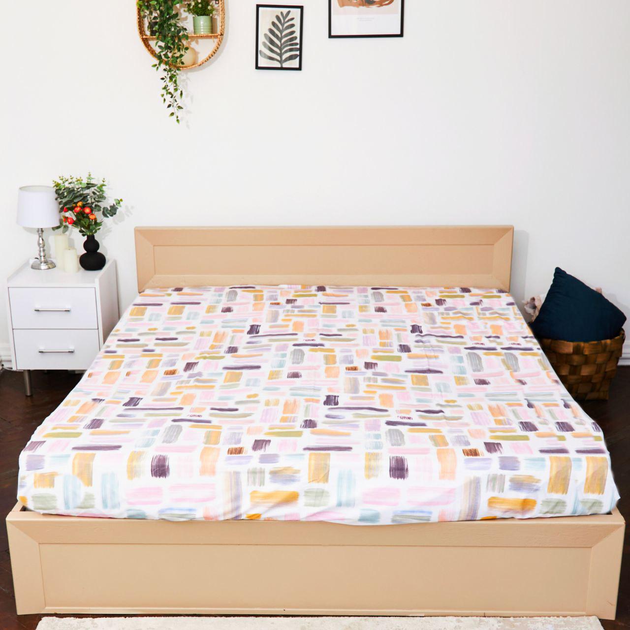 Простынь Цветные мишки ранфорс 150х220 см (110060220)