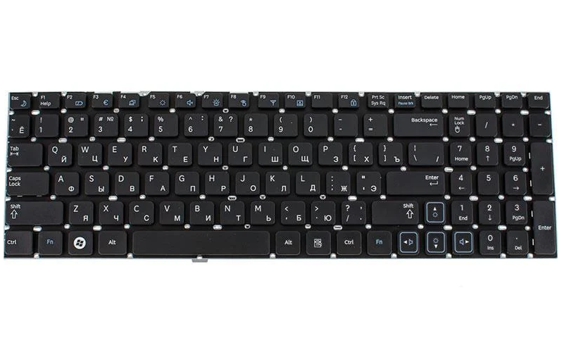 Клавіатура для ноутбука Samsung RC510 Чорний (183683)