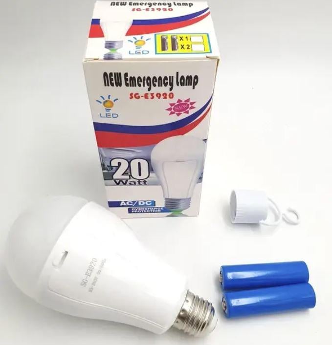 Светодиодная лампочка аккумуляторная USB 20 Вт FA-3920 Белый (36700839)