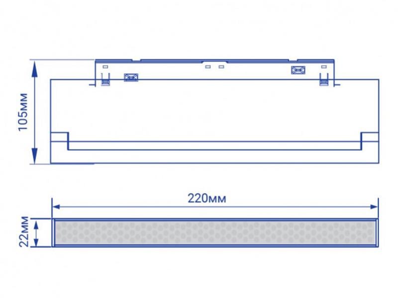 Светильник светодиодный магнитный трековый Feron MGN306 4000K 110° 12 Вт Черный (9943) - фото 3