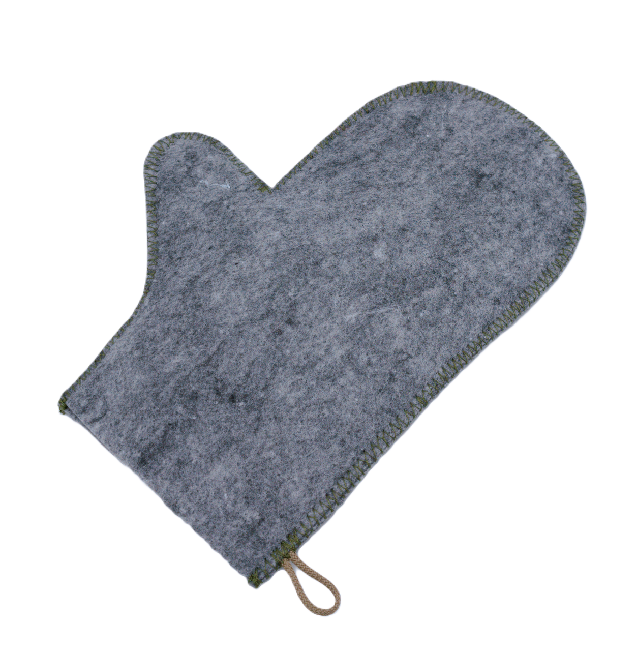 Рукавичка для лазні Luxyart фетр Сірий (XL-780)