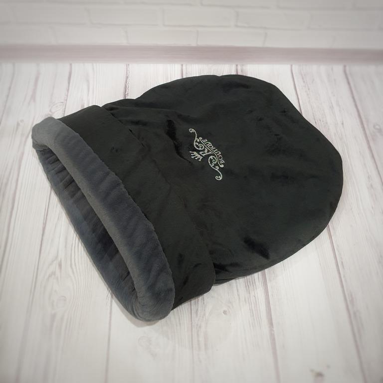 Лежанка-муфта для собак Snuggle Black Amore mio Cane до 4 кг М 45х55 см (S-0001) - фото 3 Лежанка-муфта для собак Snuggle Black Amore mio Cane до 4 кг М 45х55 см (S-0001) - фото 3