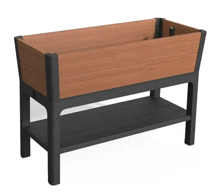 Горщик для квітів Keter Darwin Elevated Garden Bed Pro 110 л 113х47,5х80 см Коричневий (255161)