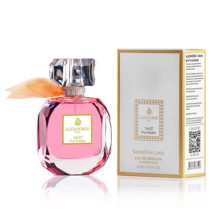 Парфюмерная вода Alex Horse для женщин Fruit Bubble Secret For Lady 50 мл (AS-07)