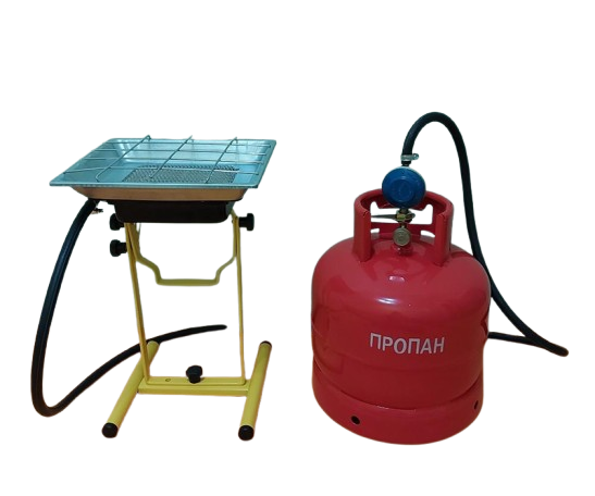 Комплект газовий з балононом/нагрівачем/редуктором/шлангом 15 л 2,9 кВт 2 м (20079113) - фото 4