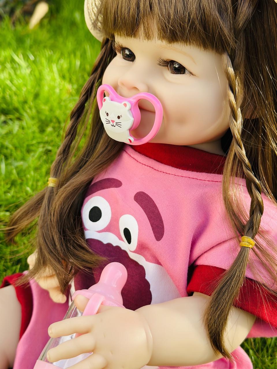 Кукла Реборн Жасмин с аксессуарами и одеждой в подарочной коробке 55 см (2400113668) - фото 5 Кукла Реборн Жасмин с аксессуарами и одеждой в подарочной коробке 55 см (2400113668) - фото 5