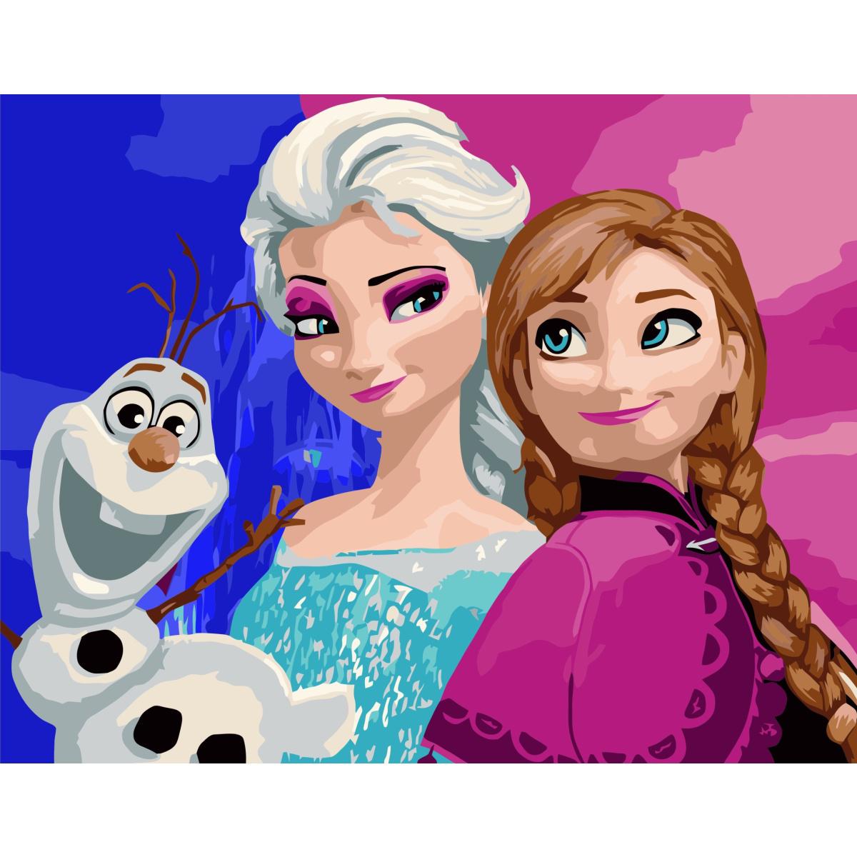 Картина по номерам Strateg Компания Холодного сердца 40x50 см (VA-3539)