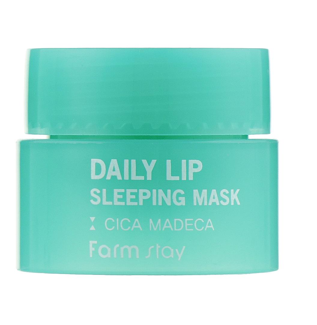 Ночная маска для губ FarmStay Daily lip sleeping mask cica madeca 3 г (8809635231214)