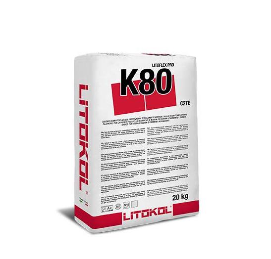Клей на цементній основі Litokol Litoflex Pro K80 20 кг Сірий (K80PROG0020)