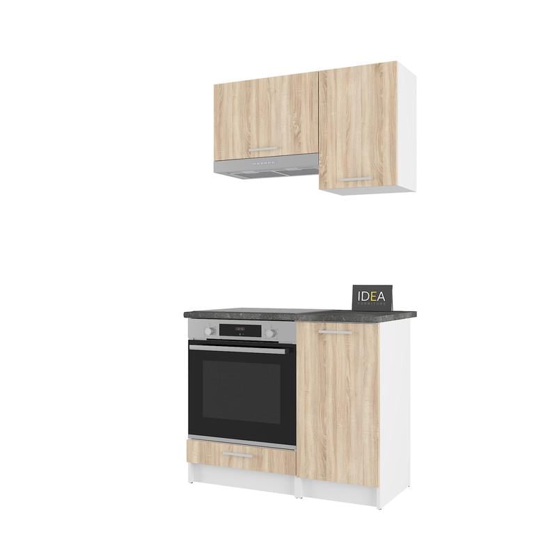 Готовий кухонний комплект Idea К-94 100 см Білий/Дуб сонома (33543415)