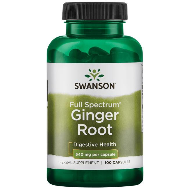 Корень имбиря Swanson Ginger Root 540 мг 100 Caps Корень имбиря Swanson Ginger Root 540 мг 100 Caps