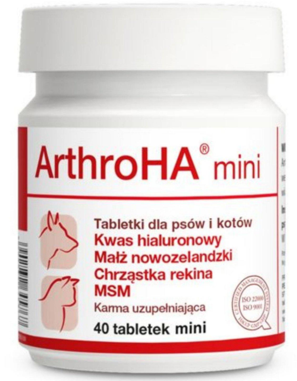 Витамины ArthroHA mini для суставов кошек и собак 40 таб. (26920779)