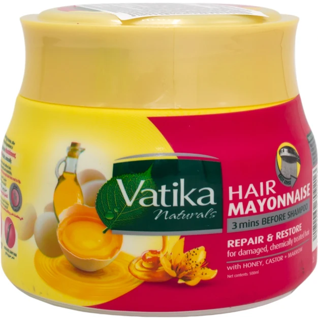 Маска-майонез для восстановления волос Dabur Vatika 500 мл (32123943)
