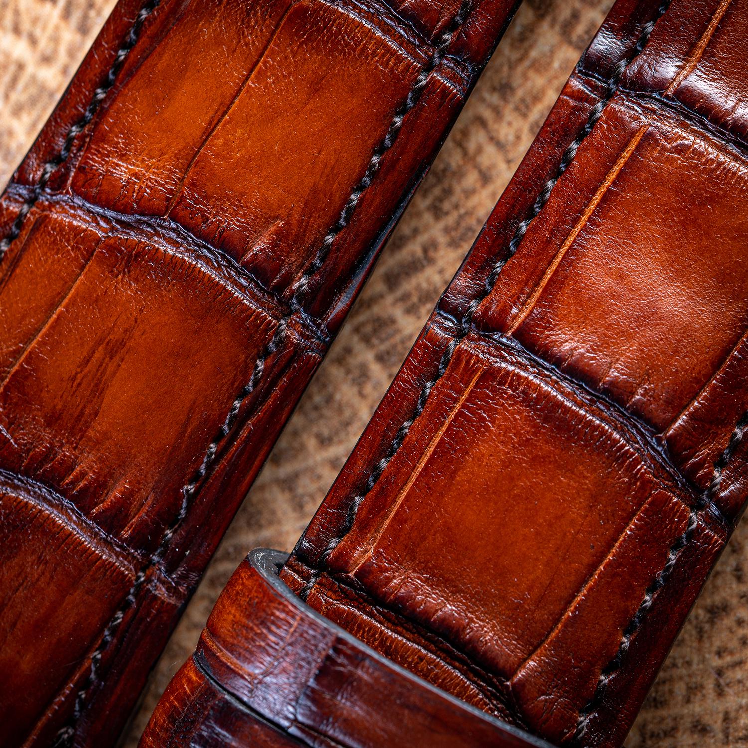 Ремешок для часов Apple Watch из кожи крокодила - фото 3 Ремешок для часов Apple Watch из кожи крокодила - фото 3