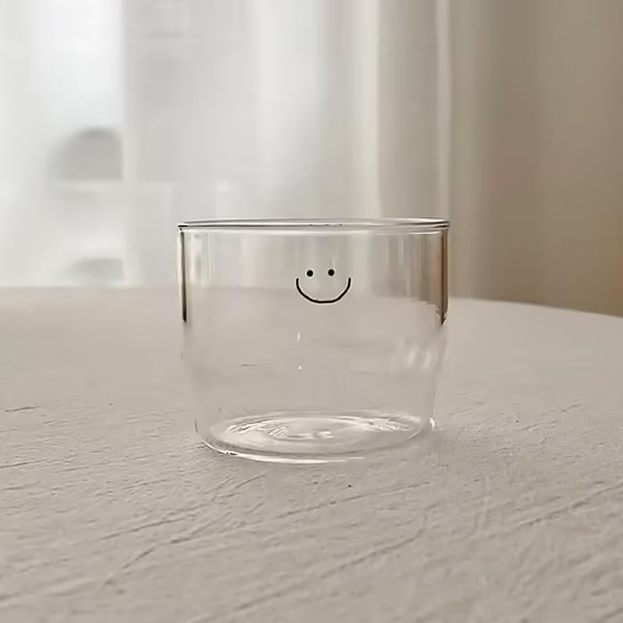 Чашка скляна Smile комплект 2 шт. (1418) Чашка скляна Smile комплект 2 шт. (1418)