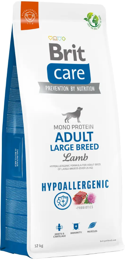 Корм для собак Brit Care Dog Hypoallergenic Large Breed с насекомыми 12 кг (1821030985)