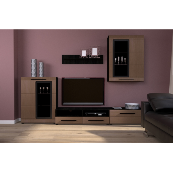 Тумба под телевизор Gerbor Аврора Венге Оригинал