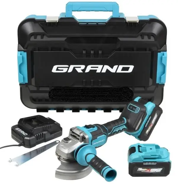 Болгарка аккумуляторная Grand МШУ-20BL/HS (47532750)
