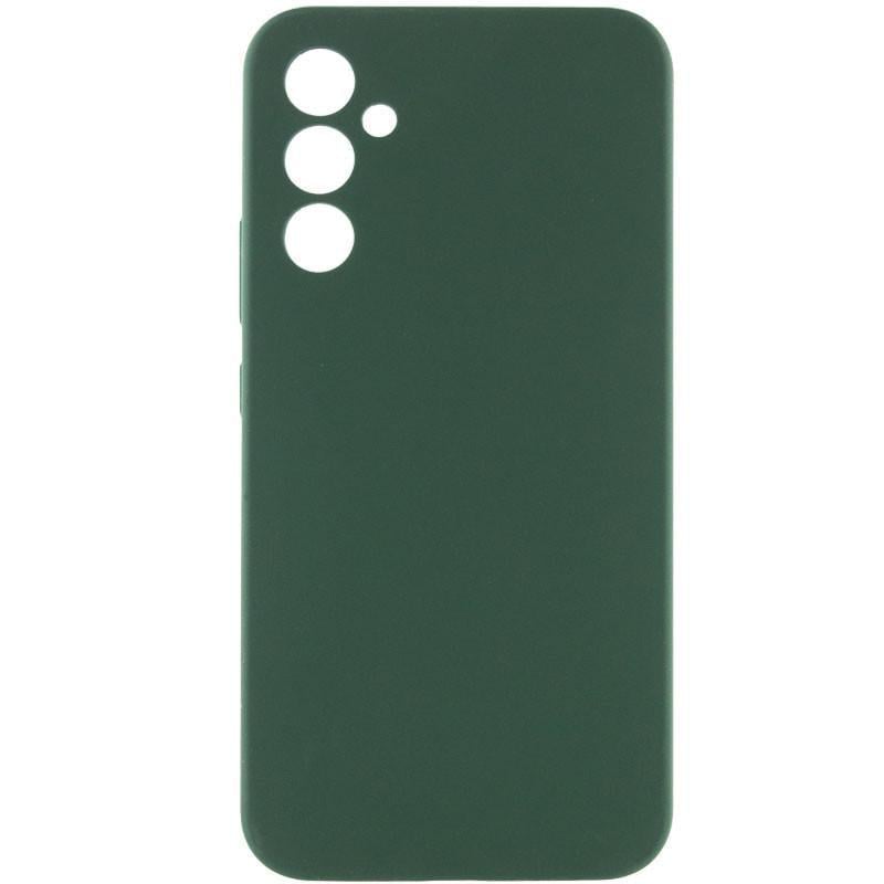 Протиударний  Чохол Silicone Cover Lakshmi Full Camera (AAA) для Samsung Galaxy S24 FE Зелений / Cyprus Green