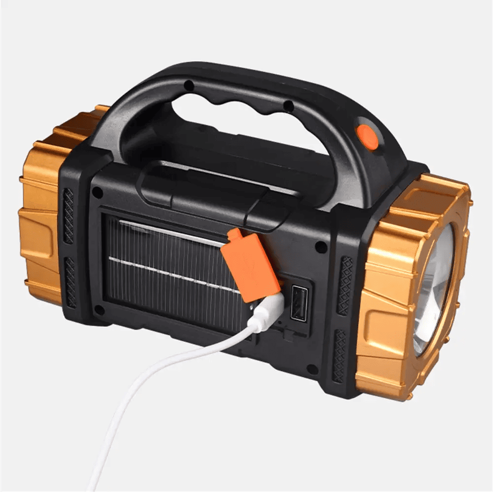 Фонарь ручной с солнечной панелью и функцией powerbank (29433615)