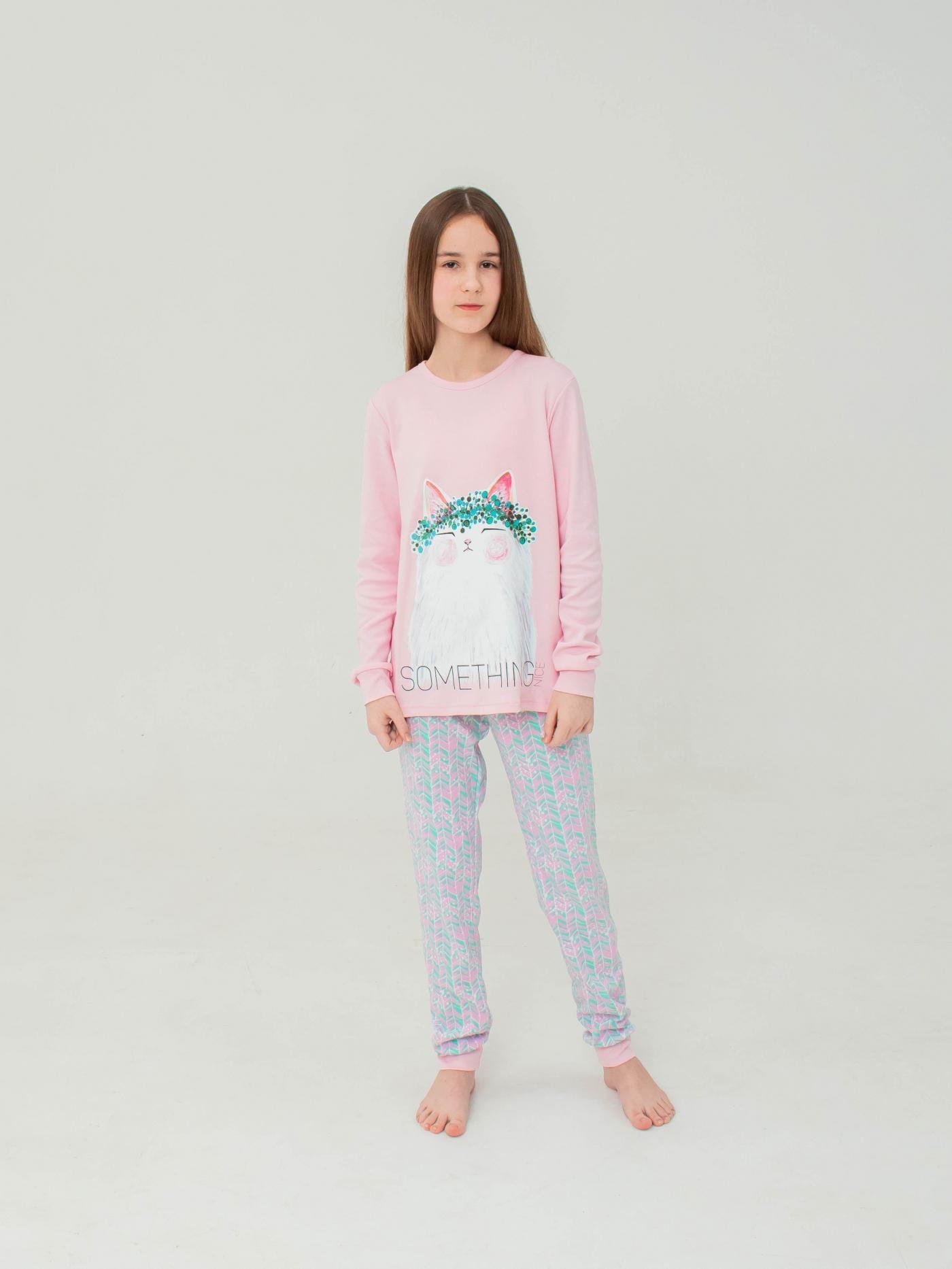 Пижама Smil 164 см рисунок Розовый (104726)