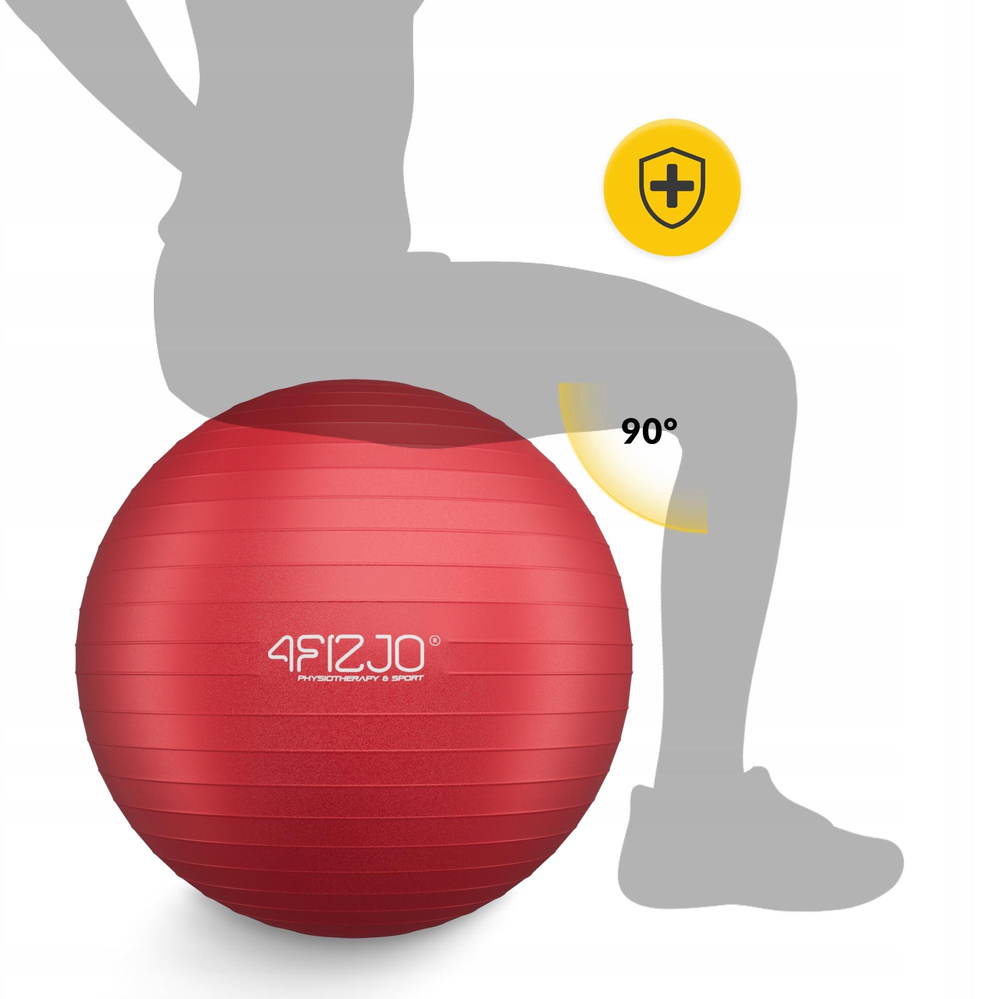Мяч для фитнеса 4fizjo Anti-Burst 85 см Red (P-5907739316387) - фото 4 Мяч для фитнеса 4fizjo Anti-Burst 85 см Red (P-5907739316387) - фото 4