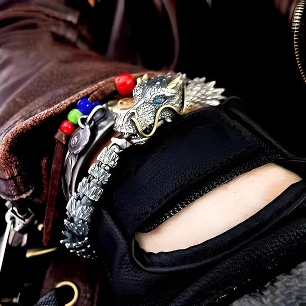 Браслет M00288-1 Дракон з міді S 18 см - фото 5 Браслет M00288-1 Дракон з міді S 18 см - фото 5