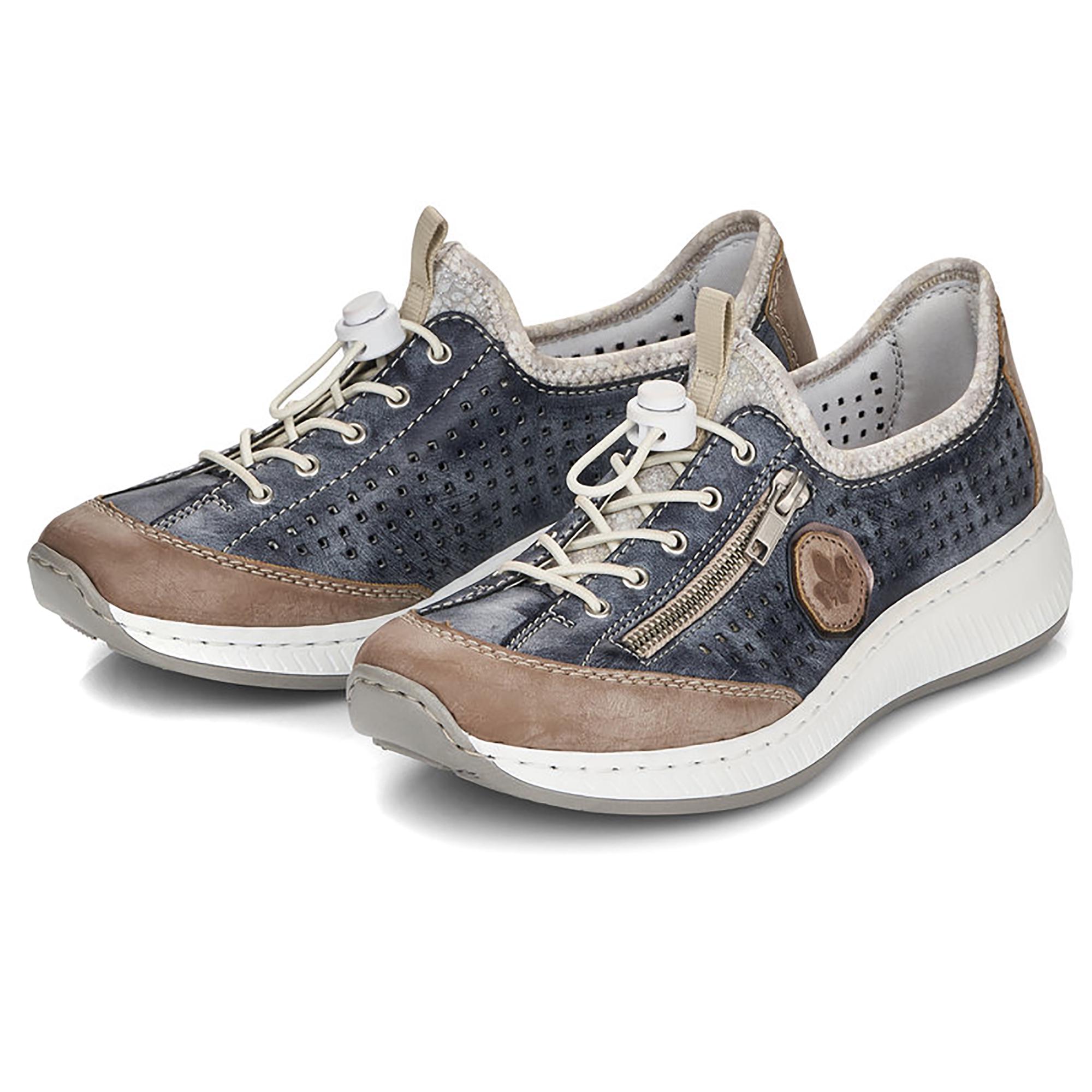 Кроссовки весенние женские Rieker р. 41 Синий/коричневый (089334-41) - фото 4 Кроссовки весенние женские Rieker р. 41 Синий/коричневый (089334-41) - фото 4