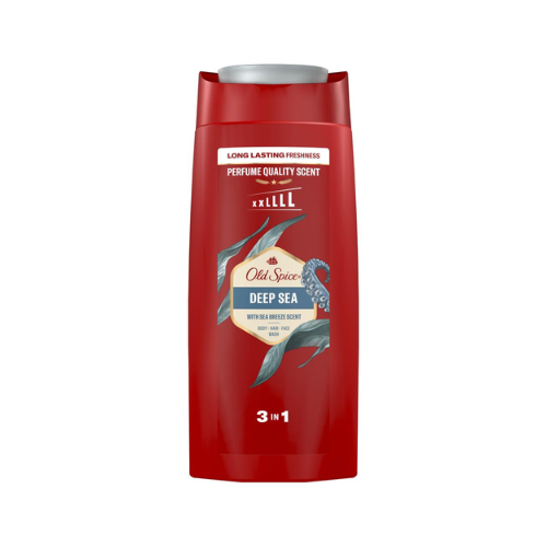 Гель для душа/шампунь мужской Old Spice 3в1 Deep Sea 675 мл (8700216011365)