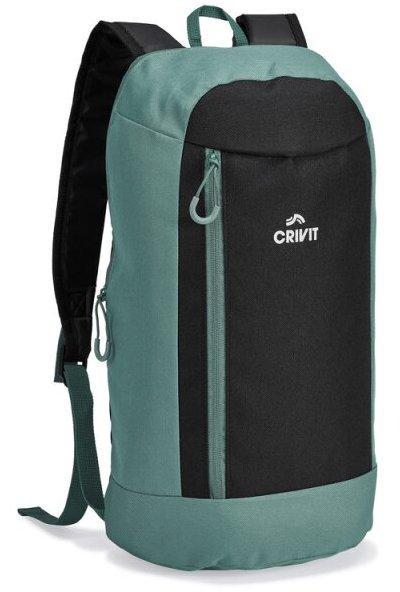 Городской рюкзак 10L Crivit Mini 10 л Черный/Зеленый (2378473884)