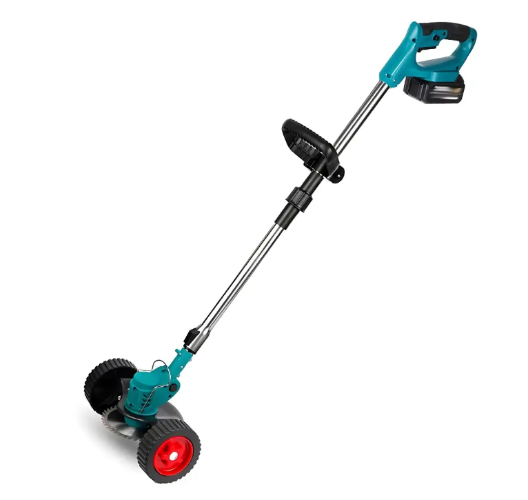 Газонокосарка на коліщатках з триммером 48W 1 акумулятор 14 насадок