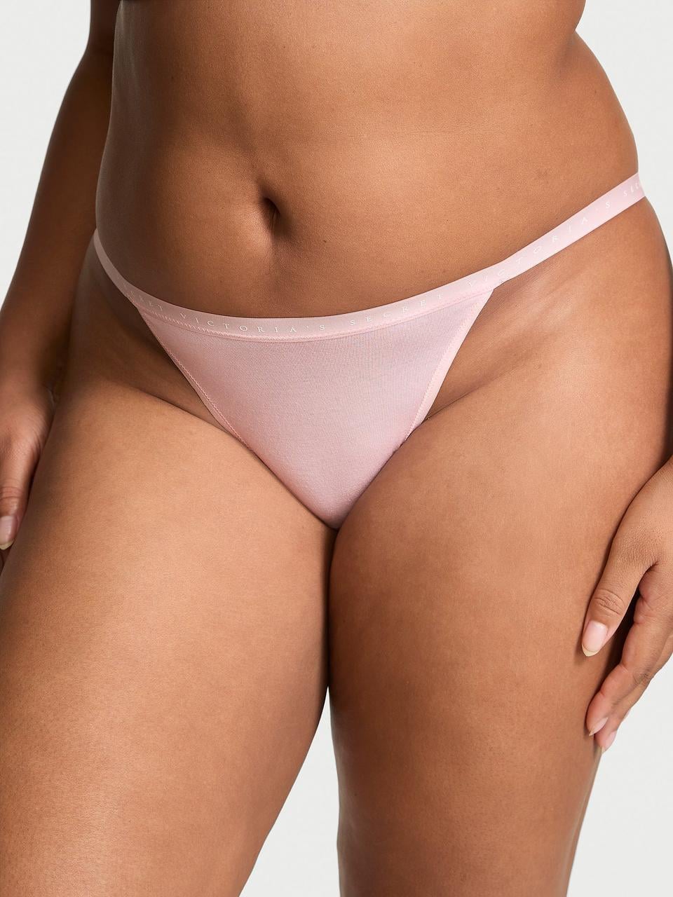 Трусики женские Victoria's Secret Stretch Cotton String Bikini M Розовый (2783561881) Трусики женские Victoria's Secret Stretch Cotton String Bikini M Розовый (2783561881)