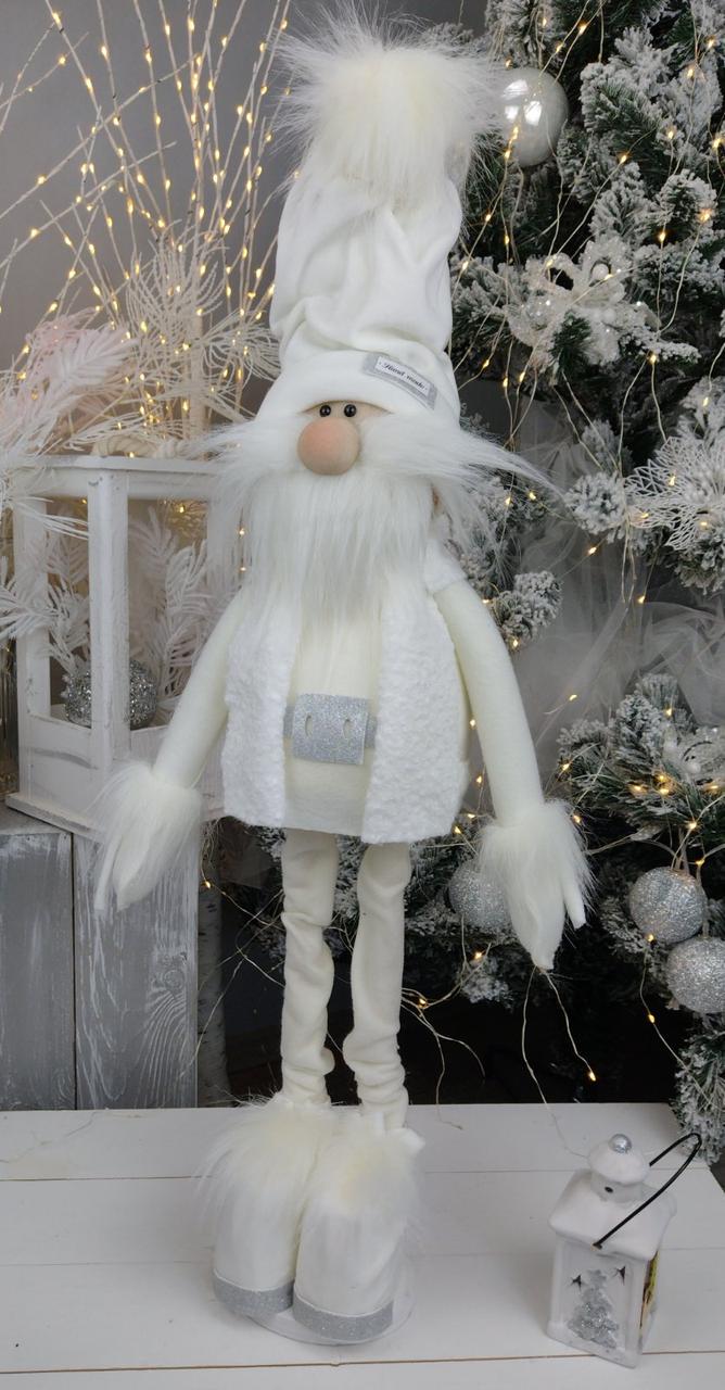 Гном скандинавський 85 см Білий (Гном №9) - фото 2