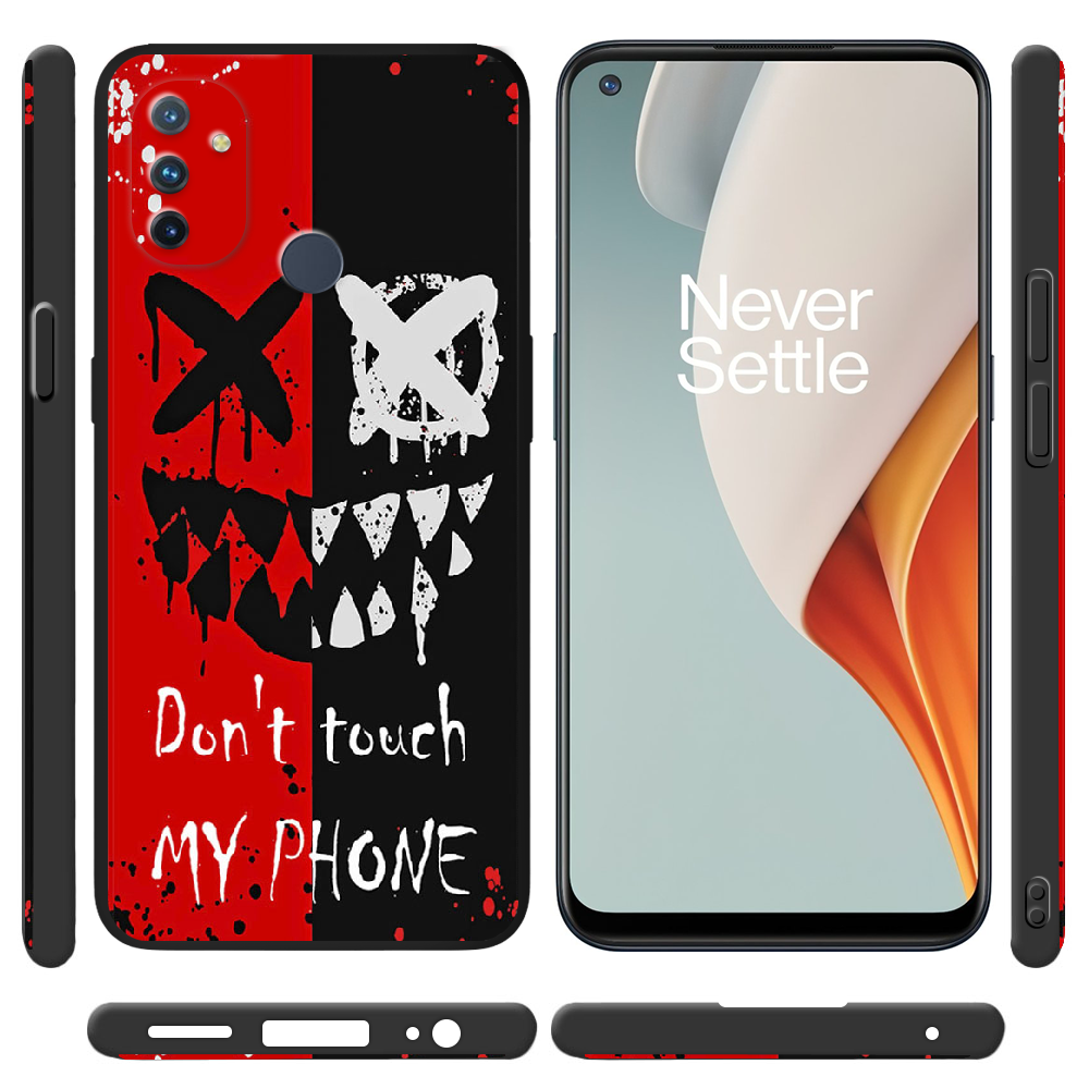 Чехол Boxface OnePlus Nord N100 Bad Smile Черный силикон (42753-up2468-44165) - фото 2