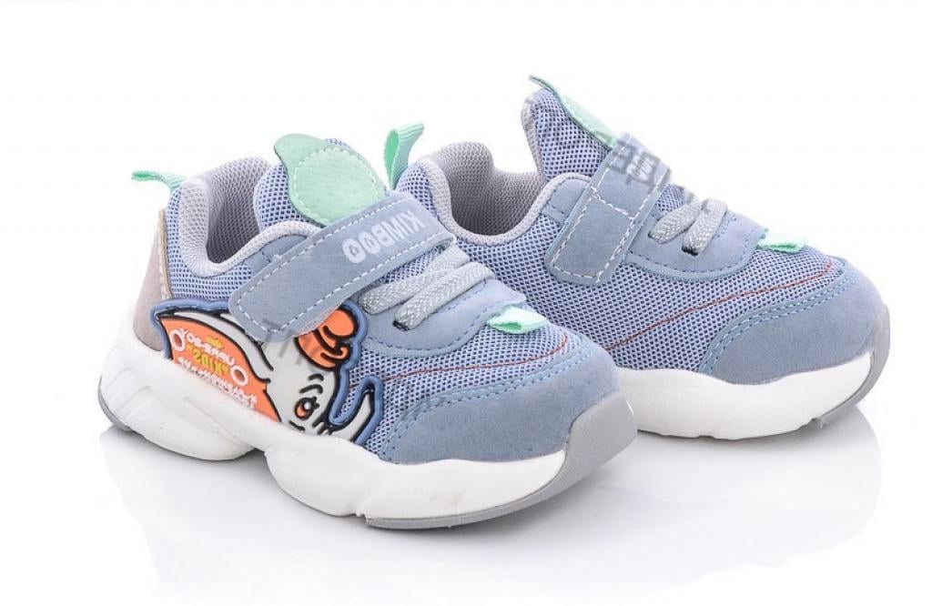 Кроссовки для мальчиков 2178 в сетку р. 21 Голубой-белый