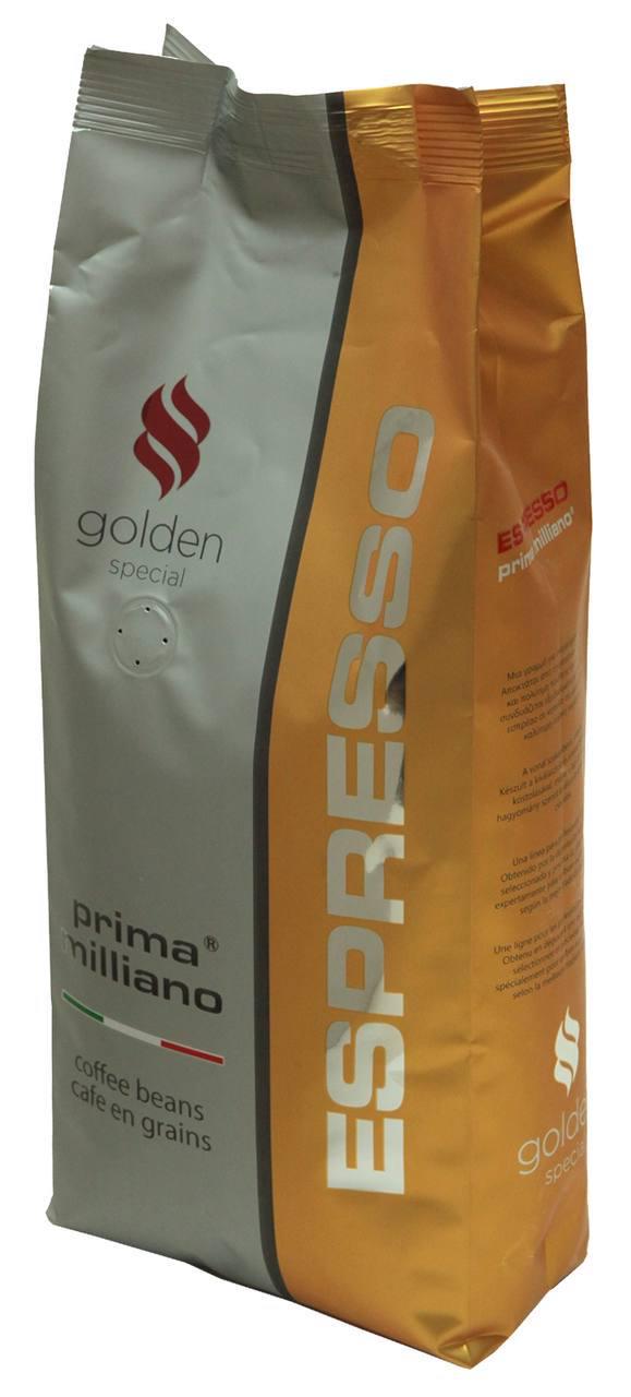 Кофе зерновой Prima Milliano Golden Special 1 кг Желтый