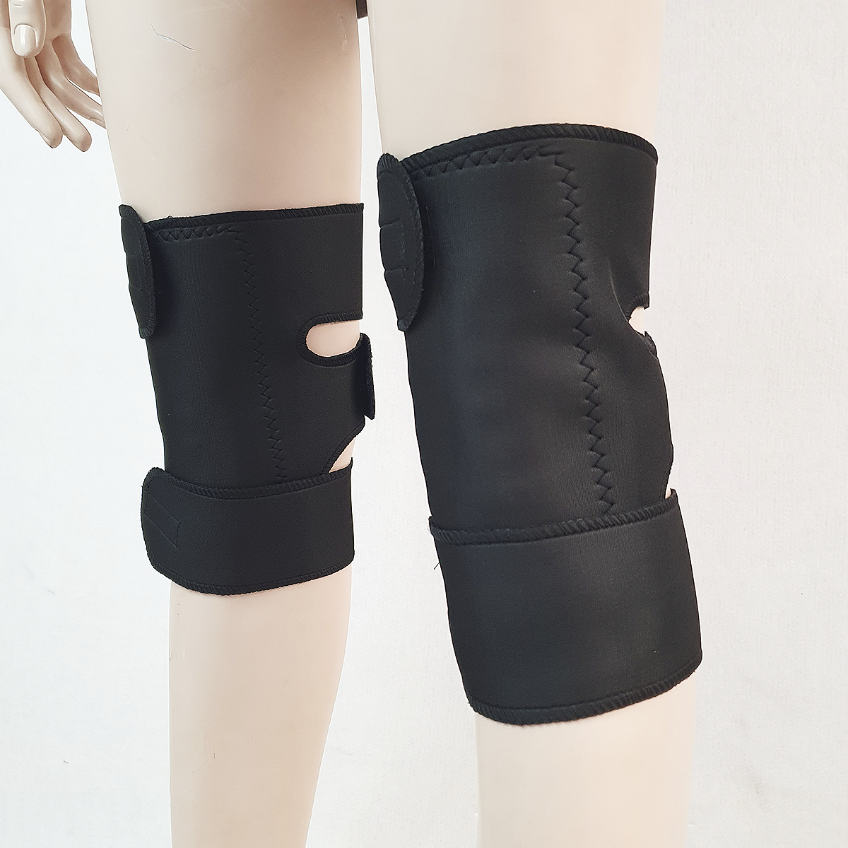 Бандаж-фиксатор согревающий с магнитными вставками на липучках (GL-32) - фото 4