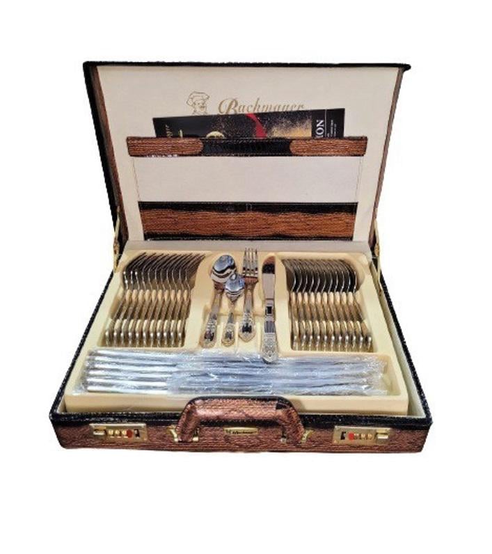 Набор столовых приборов Bachmayer на 12 персон в подарочном чемодане 72 пр. (2f14ee86)