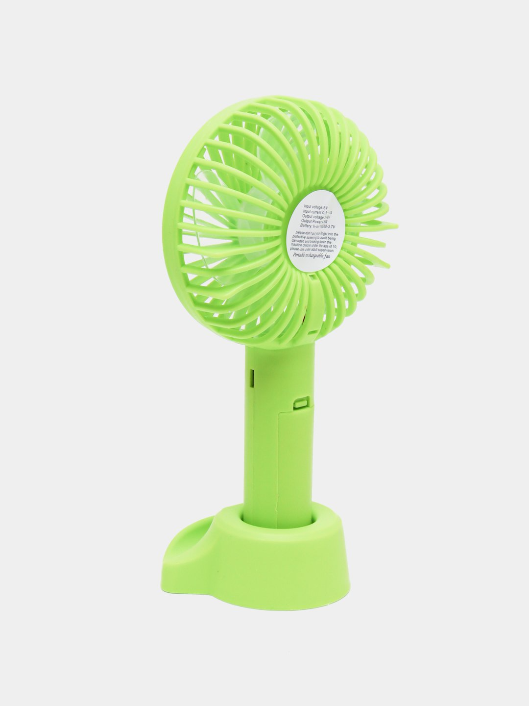 Вентилятор-міні ручний на акумуляторі X-9 800 мАг USB 3 швидкості знімна підставка Салатовий (38-сал-6372) - фото 10 Вентилятор-міні ручний на акумуляторі X-9 800 мАг USB 3 швидкості знімна підставка Салатовий (38-сал-6372) - фото 10