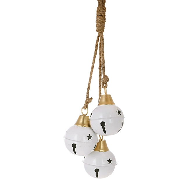 Металлические шары Christmas bells на подвесе 7,5 см (11203) Металлические шары Christmas bells на подвесе 7,5 см (11203)