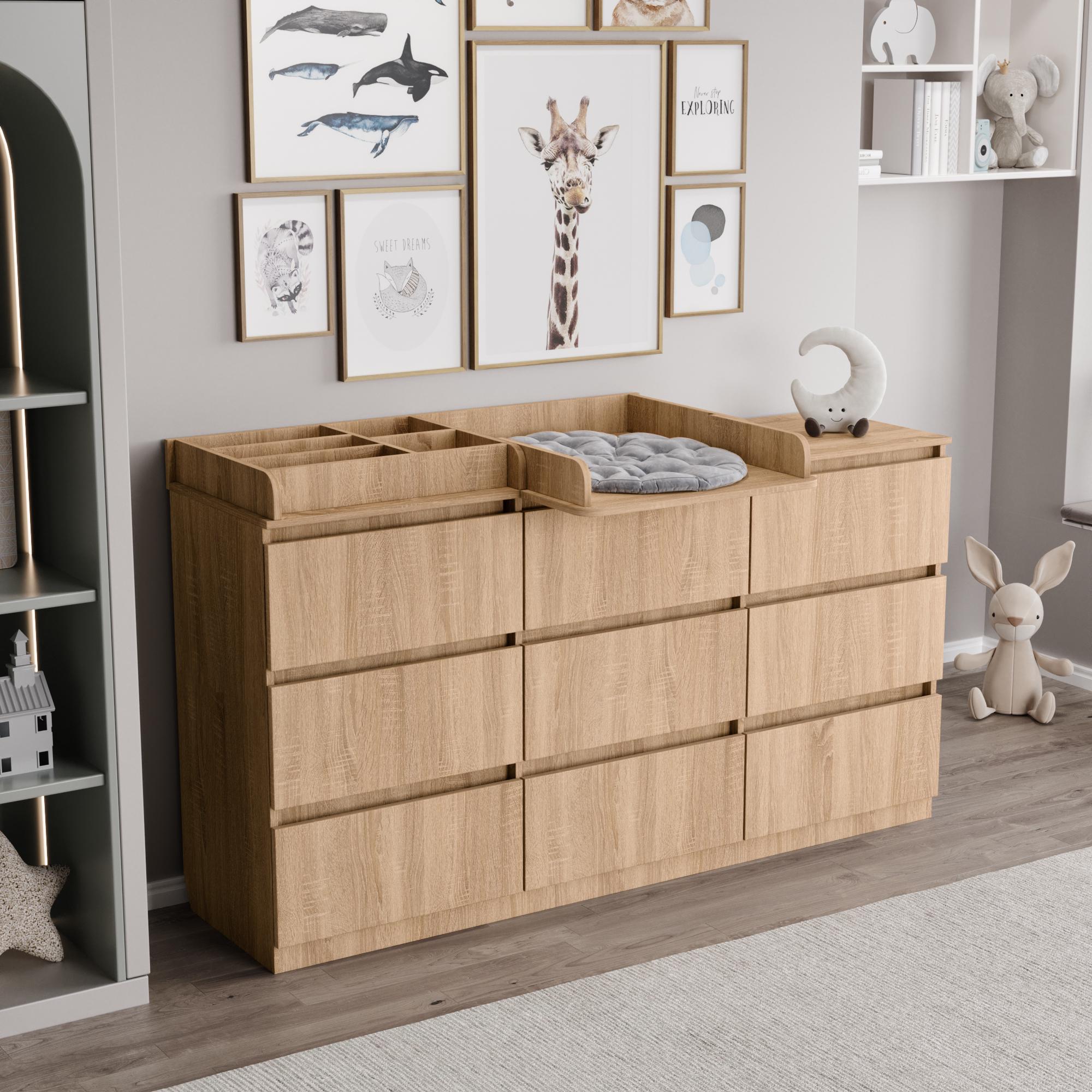 Пеленальный комод Furnigrade ПС-12 170х90х45 см Сонома Пеленальный комод Furnigrade ПС-12 170х90х45 см Сонома