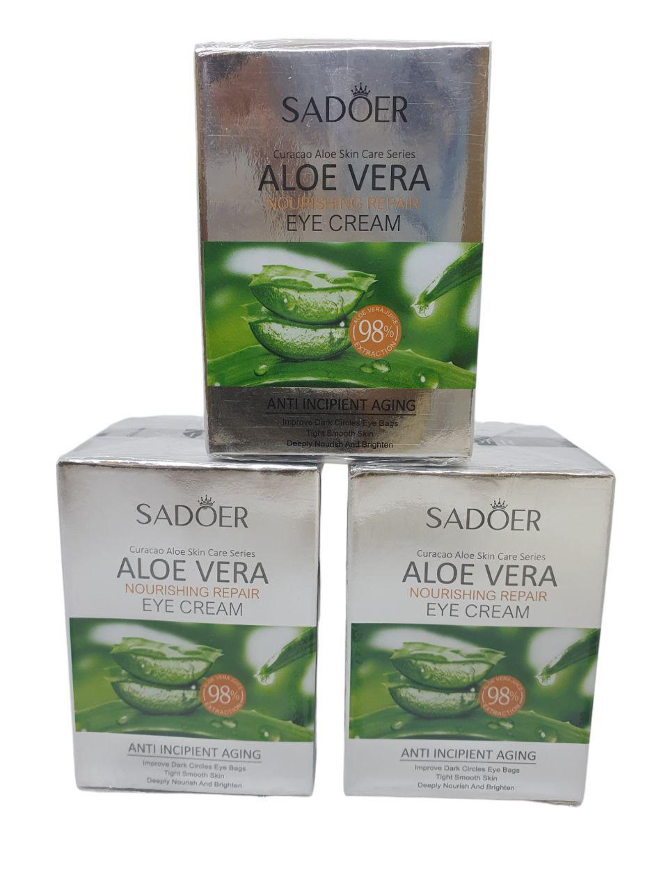 Крем для шкіри навколо очей Sadoer Aloe Vera Nourishing Repair Eye Cream 60 г - фото 2