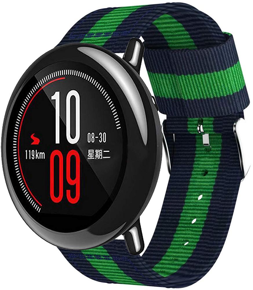 Ремінець тканинний Canvas для Amazfit Pace Blue/Green (19690)