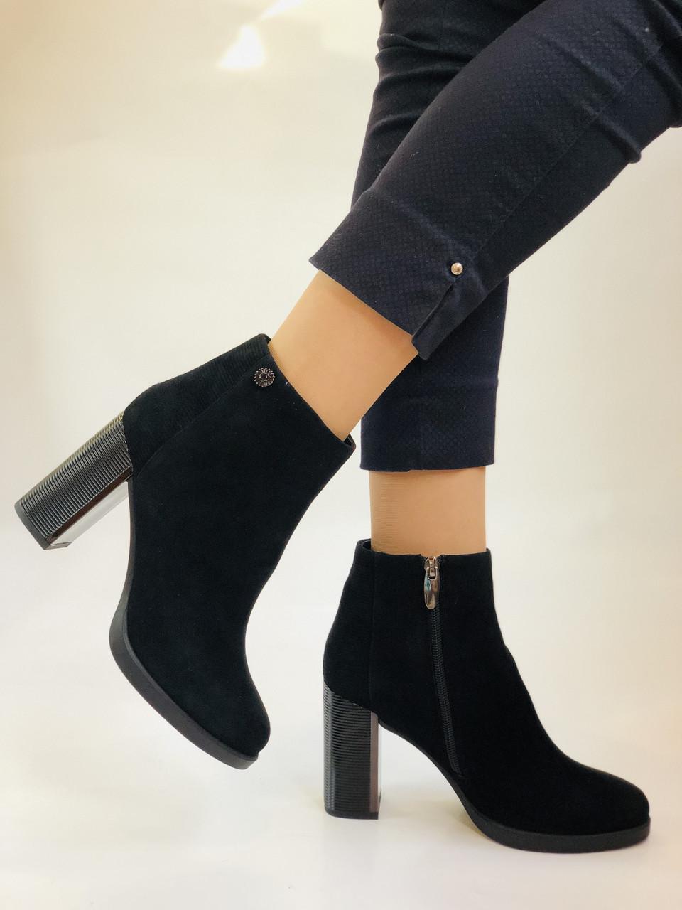 Ботильоны женские осенние Erisses р. 39 25.0 см Черный (2274) - фото 3