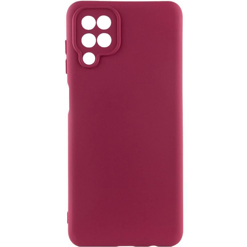 Противоударный чехол Silicone Cover Lakshmi Full Camera (AAA) для Samsung Galaxy M33 5G Бордовый / Plum