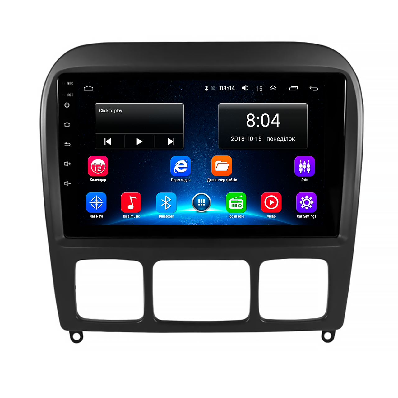 Магнітола штатна 9" Lesko для Mercedes-Benz S-Клас IV W220 1998-2005 2/32Gb/Wi-Fi Optima GPS (1586727186)