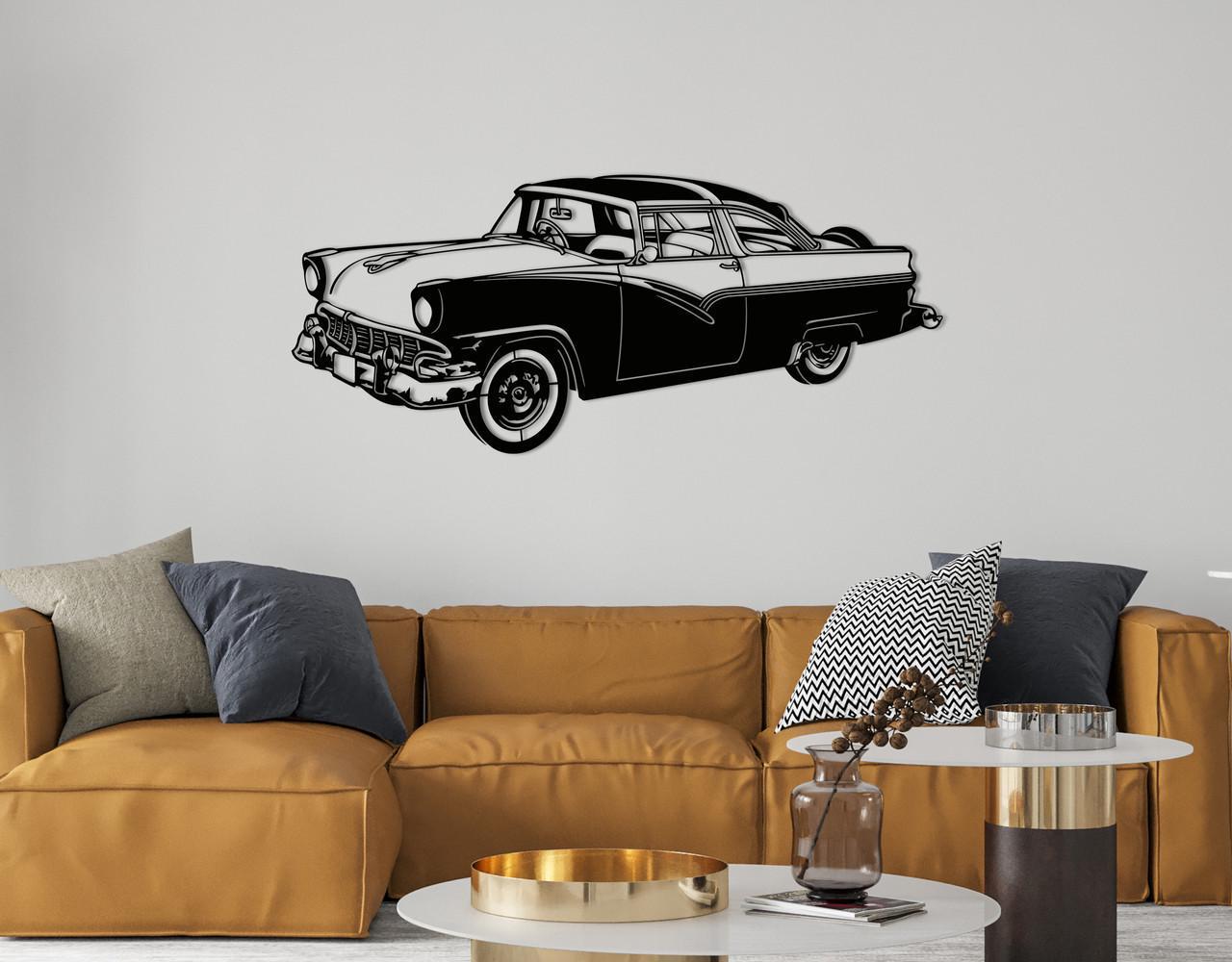 Декоративное панно на стену Upwood Decor Auto 64,4х150 см Black (1584761769)