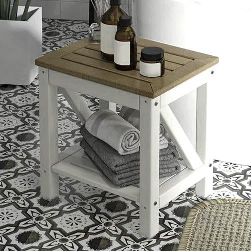 Табурет для ванной из дерева Ринос Зефир/Палисандр (ТВН-00992002)