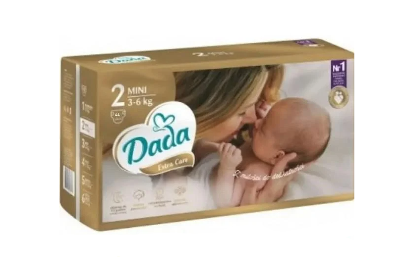 Підгузки Dada Extra Care 2 Mini 3-6 кг 44 шт.