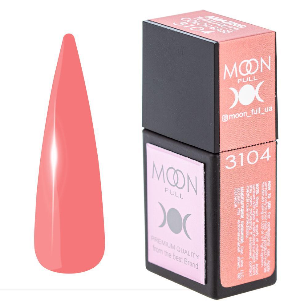 Базовое покрытие цветное Moon Full AMAZING Tutti Frutti №3104 12 мл